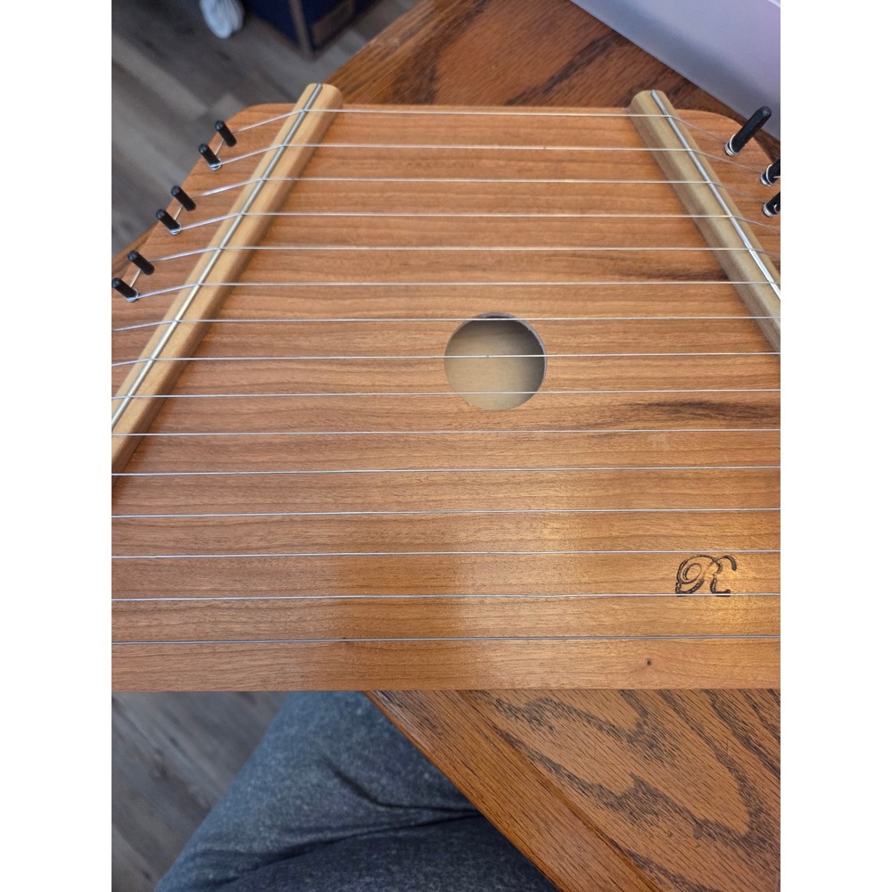 ArtFolk Sweet Harp Wooden Lap Zither Music Instrument with Song Sheets